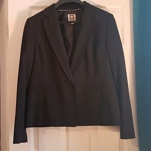 Anne Klein Stretch Petite Wool Blend Blazer